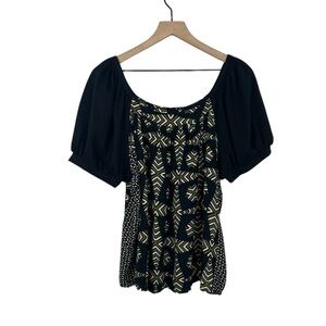 Maeve Anthropologie Puff Sleeve Catalina Top